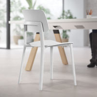 Silla de Confidente Etna, Diseño Minimalista y Apilable