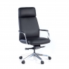 Sillón de oficina ejecutivo Prestige, piel natural