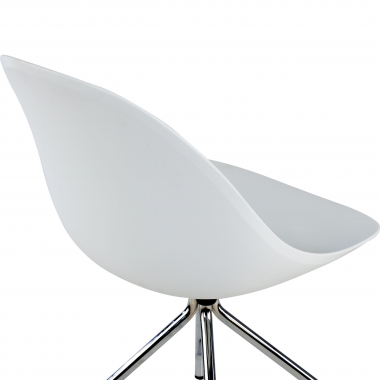 silla de reuniones blanco base piramide plastico sin brazos 5