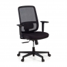 Silla de oficina profesional Kaito white con reposacabezas