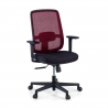 Silla de oficina profesional Kaito black con reposacabezas