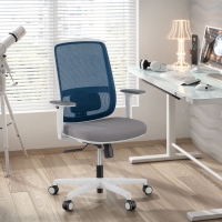 Silla de oficina profesional Kaito white, homologada
