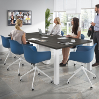 Silla Giratoria Alice, con ruedas