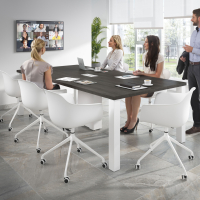 Silla Giratoria Alice, con ruedas