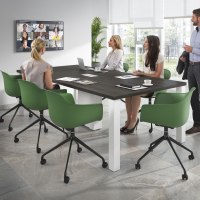 Silla Giratoria Alice, con ruedas