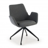 Silla Confidente Glamm, Patin, estructura de acero