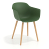 Silla Confidente Alice, 4 Patas, diseño envolvente