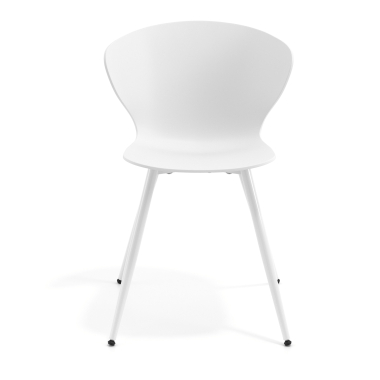 silla confidente blanco blanco 4 patas plastico brazos fijos 3