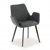 Silla Nórdica Glamm, Patas de madera, Certificada