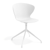 Silla Nórdica Emily, asiento ergonómico, patas de madera
