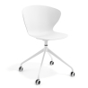 Silla Nórdica Emily, asiento ergonómico, patas de madera