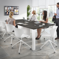 Silla Giratoria Emily, con ruedas