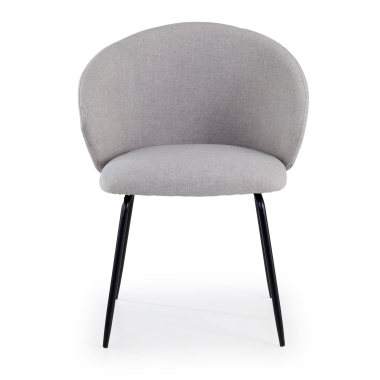 silla confidente gris harper tela brazos fijos 3