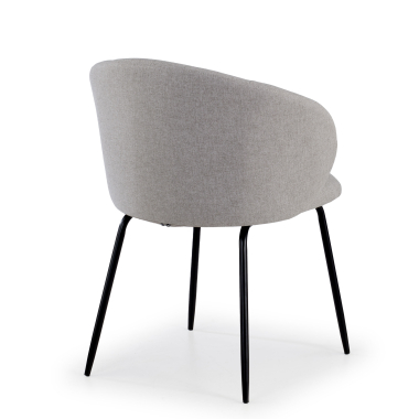 silla confidente gris harper tela brazos fijos 5
