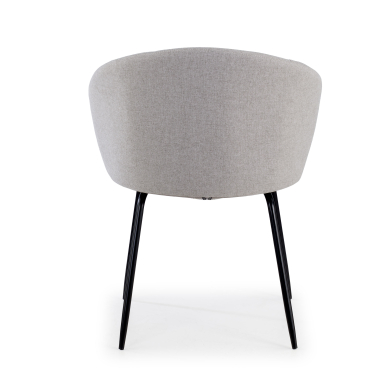 silla confidente gris harper tela brazos fijos 6
