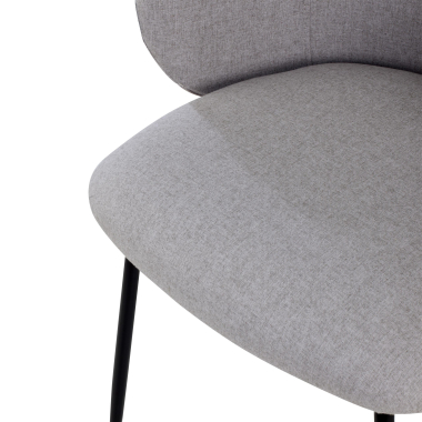 silla confidente gris harper tela brazos fijos 8