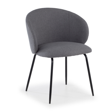 silla confidente antracita harper tela brazos fijos 1