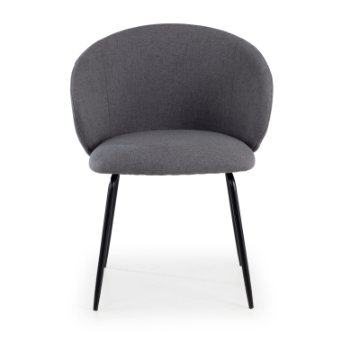 silla confidente antracita harper tela brazos fijos 3