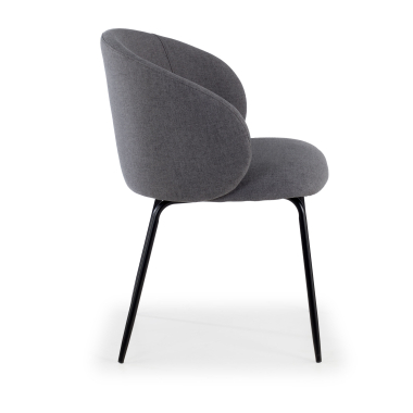 silla confidente antracita harper tela brazos fijos 4