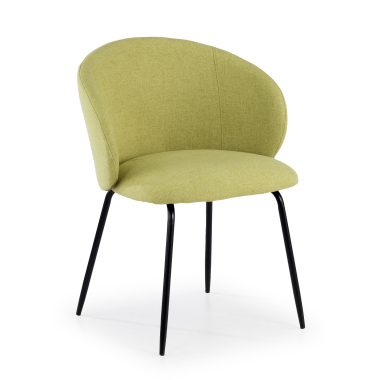 silla confidente verde harper tela brazos fijos 1