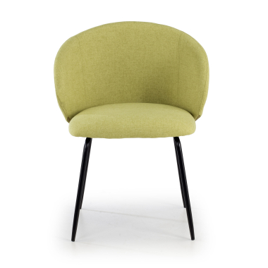 silla confidente verde harper tela brazos fijos 3
