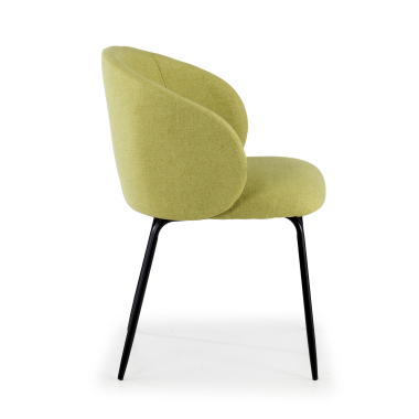 silla confidente verde harper tela brazos fijos 4