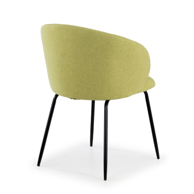 silla confidente verde harper tela brazos fijos 5