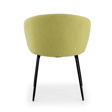 silla confidente verde harper tela brazos fijos 6