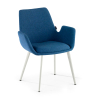 Silla Confidente Glamm, Patin, estructura de acero