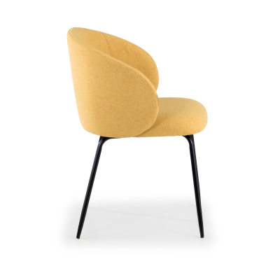 silla confidente amarillo harper tela brazos fijos 4