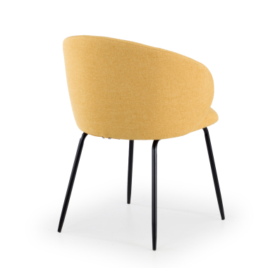 silla confidente amarillo harper tela brazos fijos 5