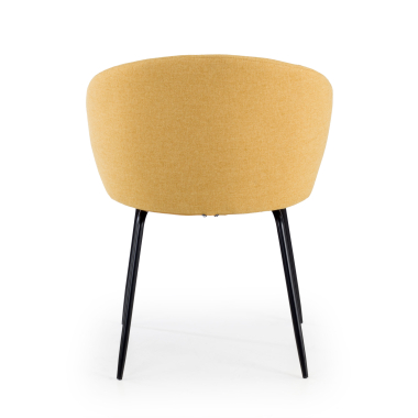 silla confidente amarillo harper tela brazos fijos 6