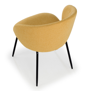 silla confidente amarillo harper tela brazos fijos 7