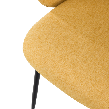 silla confidente amarillo harper tela brazos fijos 8