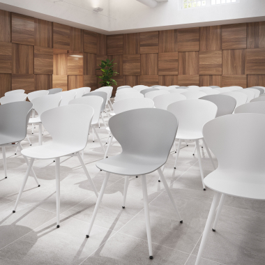 silla confidente blanco blanco 4 patas plastico brazos fijos 2