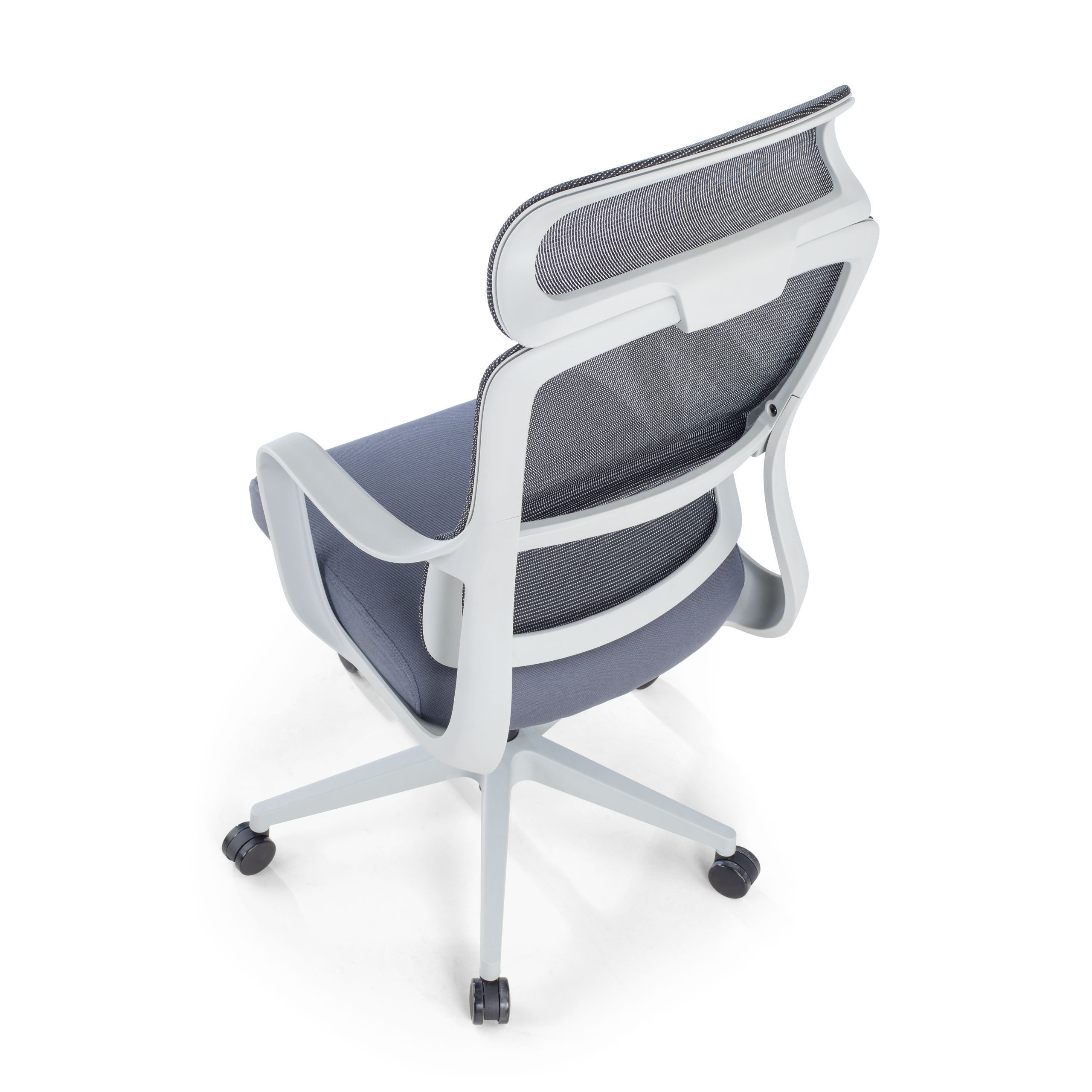 Sedia Ergonomica Ergocity, cuscino lombare, braccioli 3D