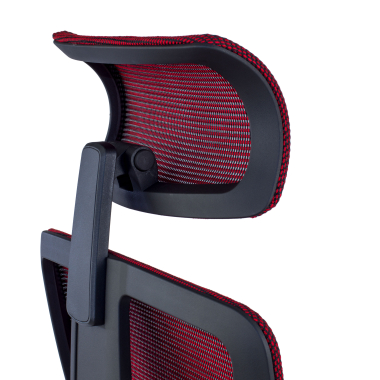 silla ergonomica rojo quick malla brazos regulables 3d soporte lumbar reposacabezas 9