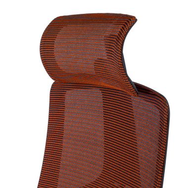silla ergonomica naranja quick malla brazos regulables 3d soporte lumbar reposacabezas 10