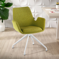Silla Reuniones Glamm, gran acolchado, estructura giratoria