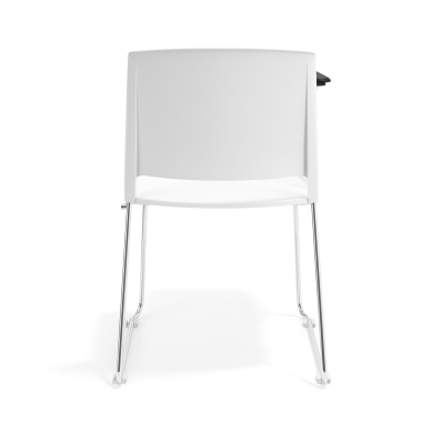 silla con pala blanco con pala de escritura tela sin brazos 4