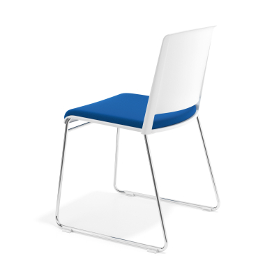 silla confidente blanco azul sin brazos tapizada tela sin brazos 6