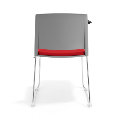 silla con pala gris rojo con pala de escritura tapizada tela sin brazos 4