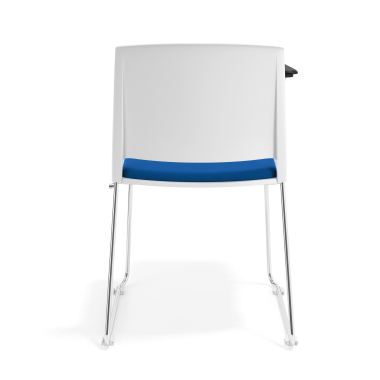 silla con pala blanco azul con pala de escritura tapizada tela sin brazos 4