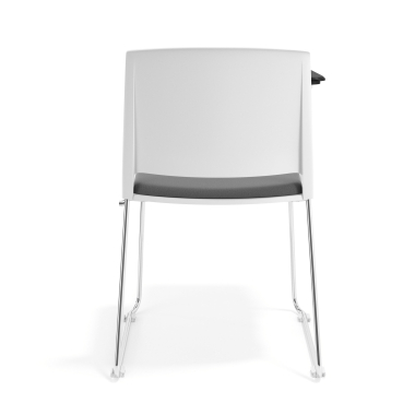 silla con pala blanco gris con pala de escritura tapizada tela sin brazos 4