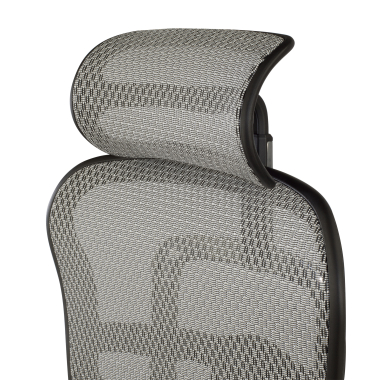 silla ergonomica gris estructura negra red malla brazos regulables 5d reposacabezas 9
