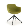 Silla de Reunión Laure, Giratoria 360º, Cómoda y Resistente