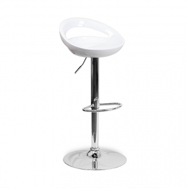 taburete de cocina blanco danko plastico sin brazos 1