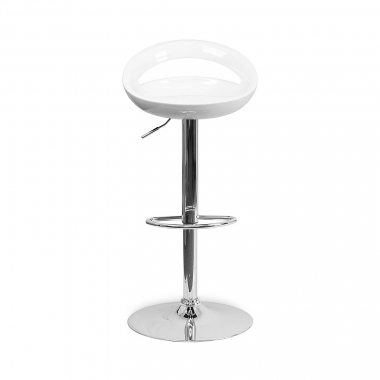 taburete de cocina blanco danko plastico sin brazos 3