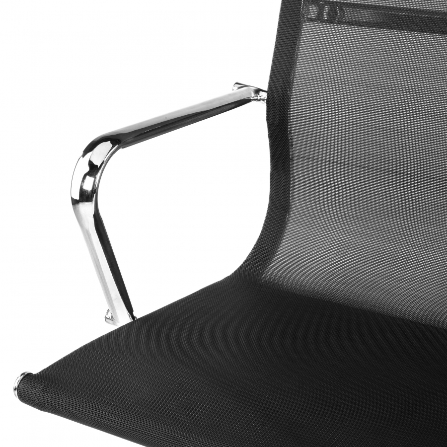 Silla escritorio diseño Spirit, marco de acero, respaldo bajo red 210163 - (Outlet)