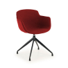 Silla de Reunión Laure, Giratoria 360º, Cómoda y Resistente